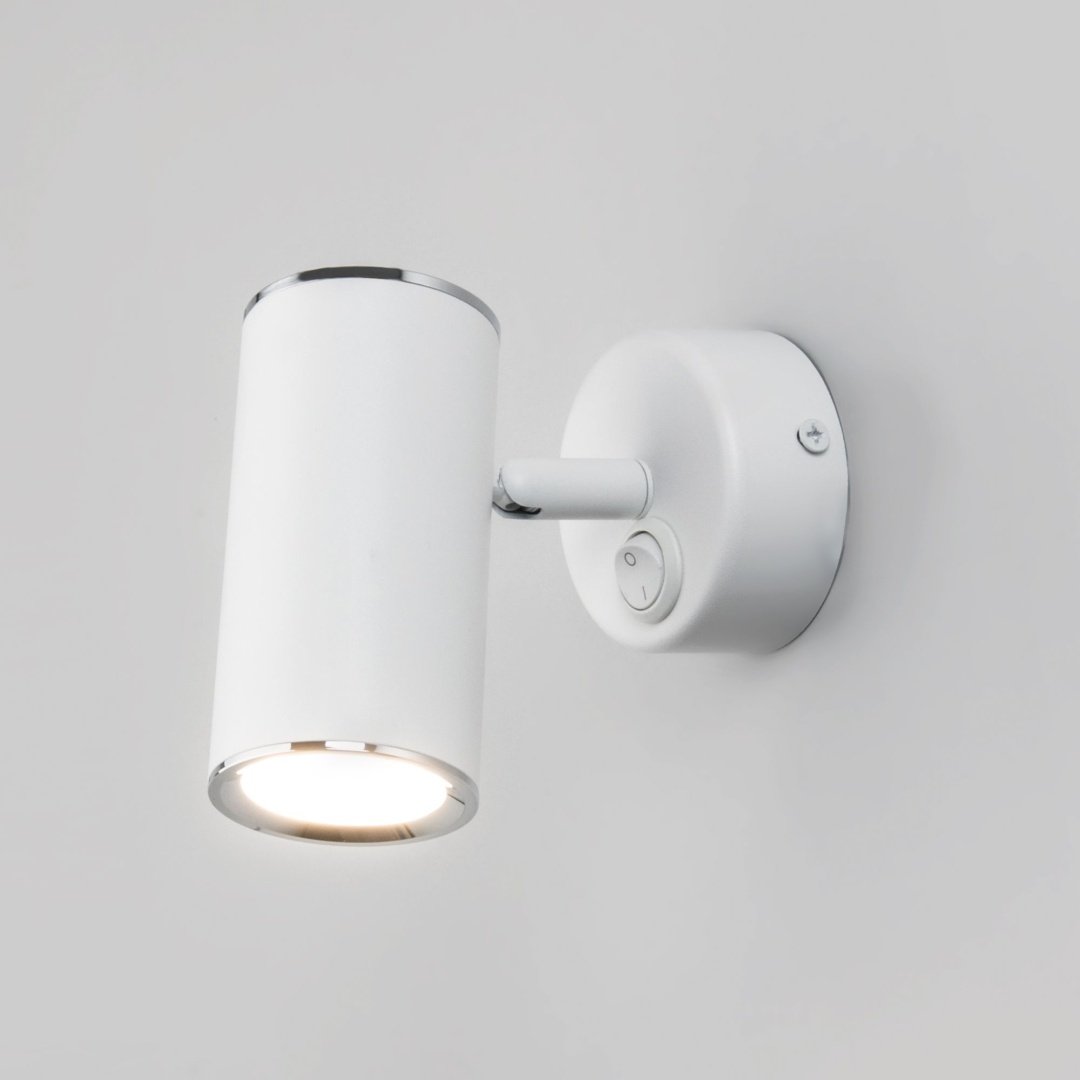 Настенный светодиодный светильник Rutero GU10 SW белый Rutero GU10 SW белый (MRL 1003) в строительном магазине