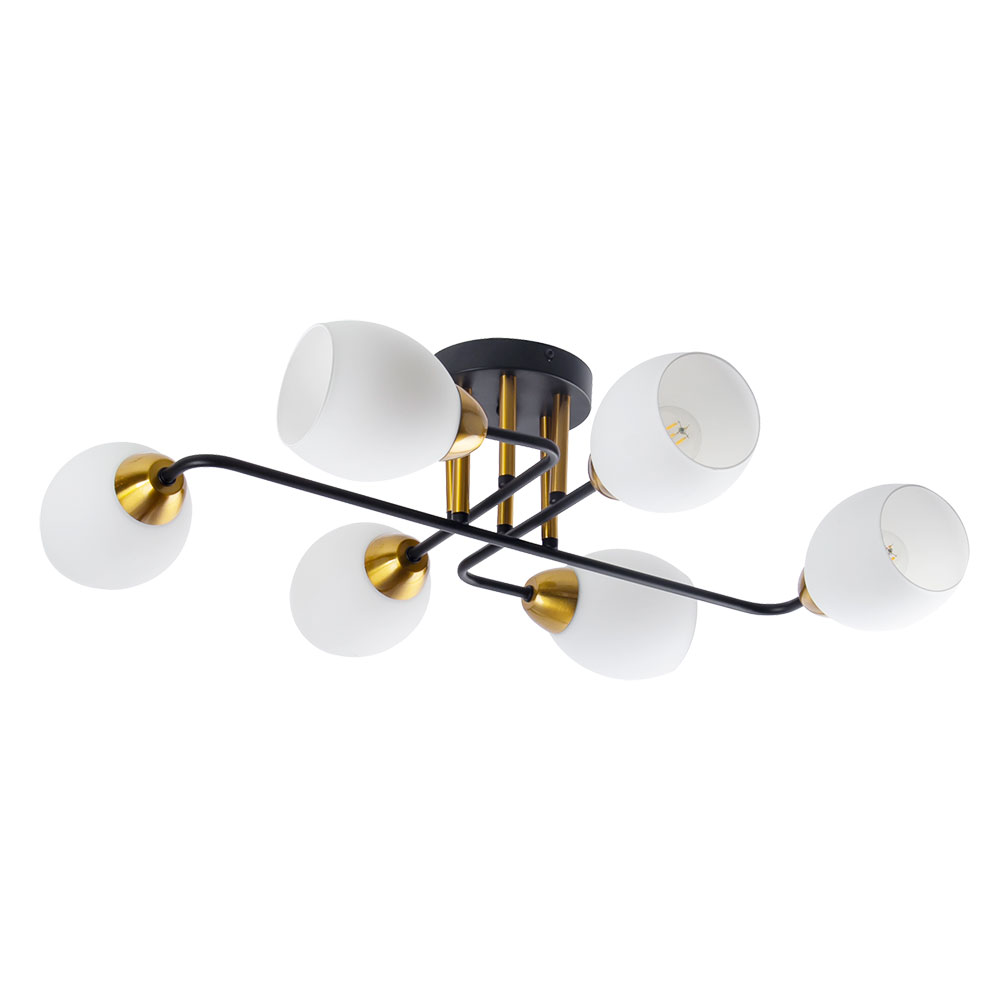 Потолочная люстра Arte Lamp ANDREA A8141PL-6BK в строительном магазине