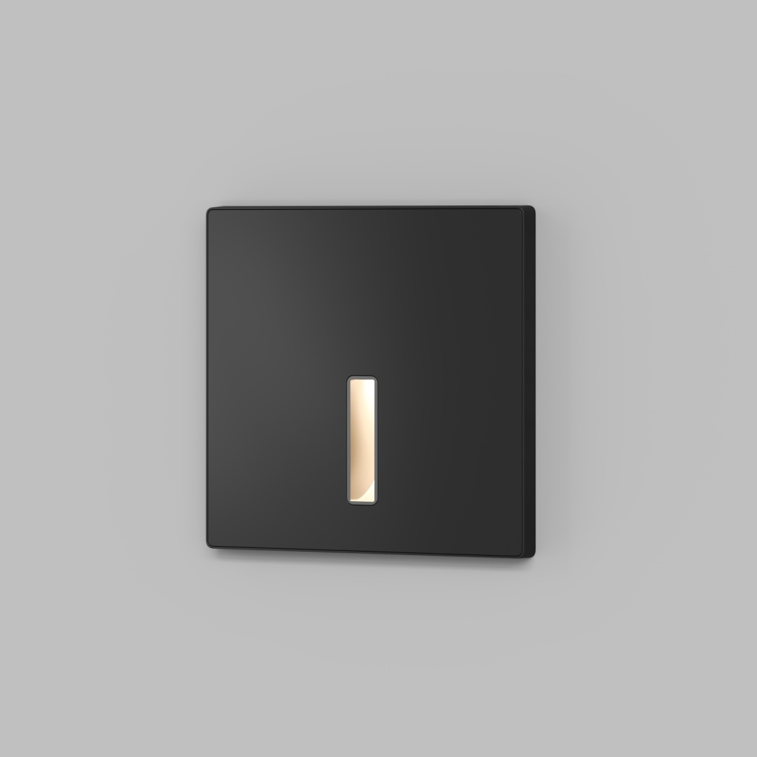 DK1030-BK Светильник встраиваемый в стену, IP 20, LED 3000K, 3 Вт, черный, алюминий в строительном магазине