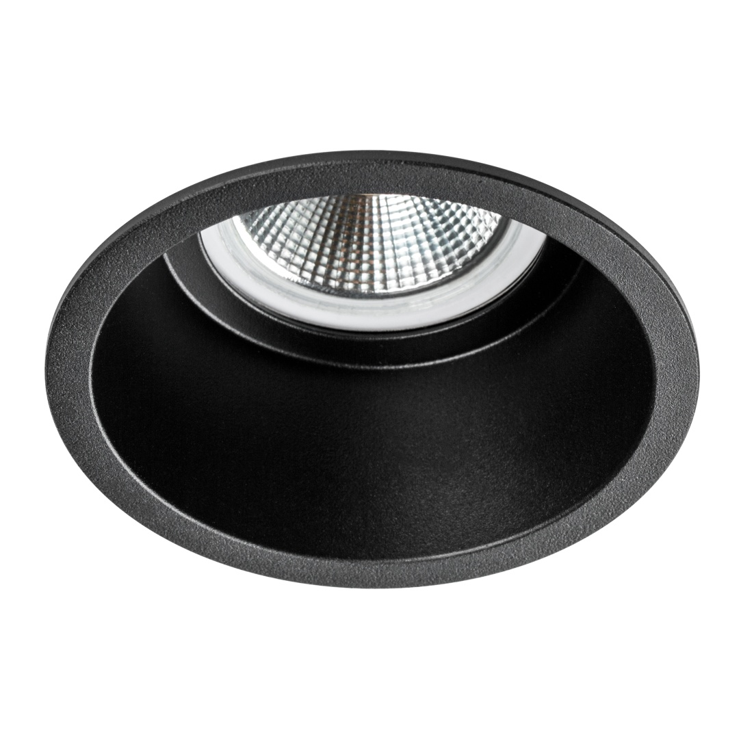 010057 Светильник LEVIGO BASE Round X1 MR16 ЧЕРНЫЙ в строительном магазине