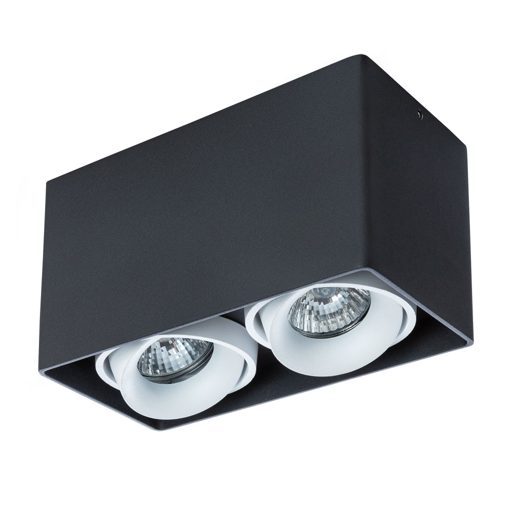 Точечный накладной светильник Arte Lamp PICTOR A5654PL-2BK в строительном магазине