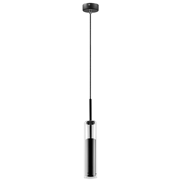 756017 Люстра CILINO 1х40W GU10 MATT BLACK в строительном магазине