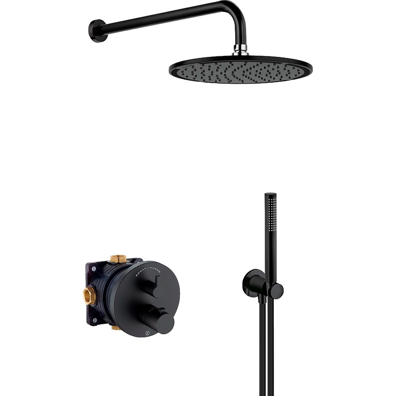 Душевая система Kludi NOVA FONTE 208313915 черный матовый в строительном магазине