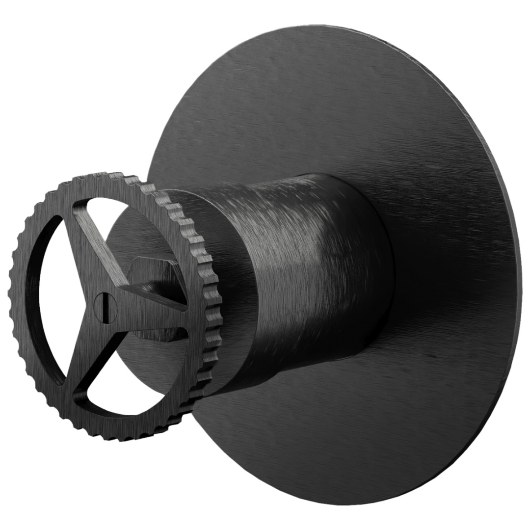 Смеситель для душа Remer Chrono CH30LCFP, черный брашированный хром в строительном магазине