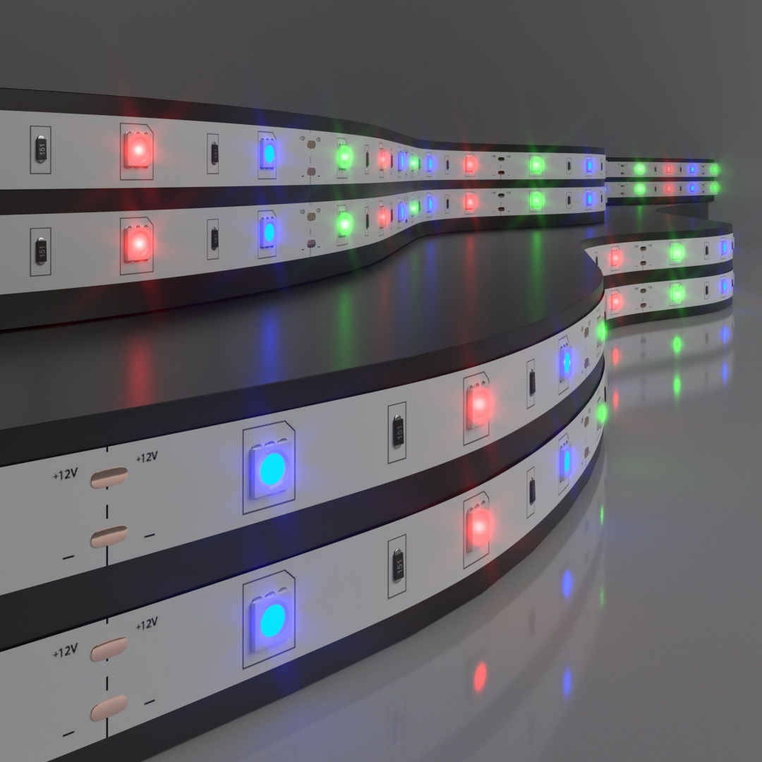 Светодиодная лента Бегущая волна 12 В 7,2 Вт/м 30 Led/м 5050 IP20, RGB 5 м Лента светодиодная 12V 7,2W 30Led 5050 IP20 бегущая волна, 5м в строительном магазине