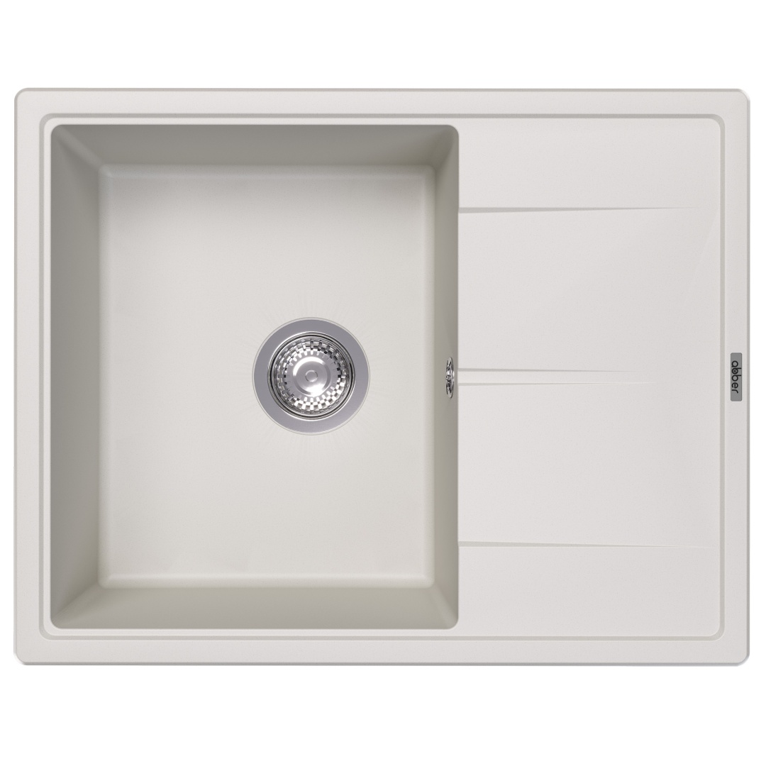 Кухонная мойка ABBER Quarz AQ2903W белый в строительном магазине
