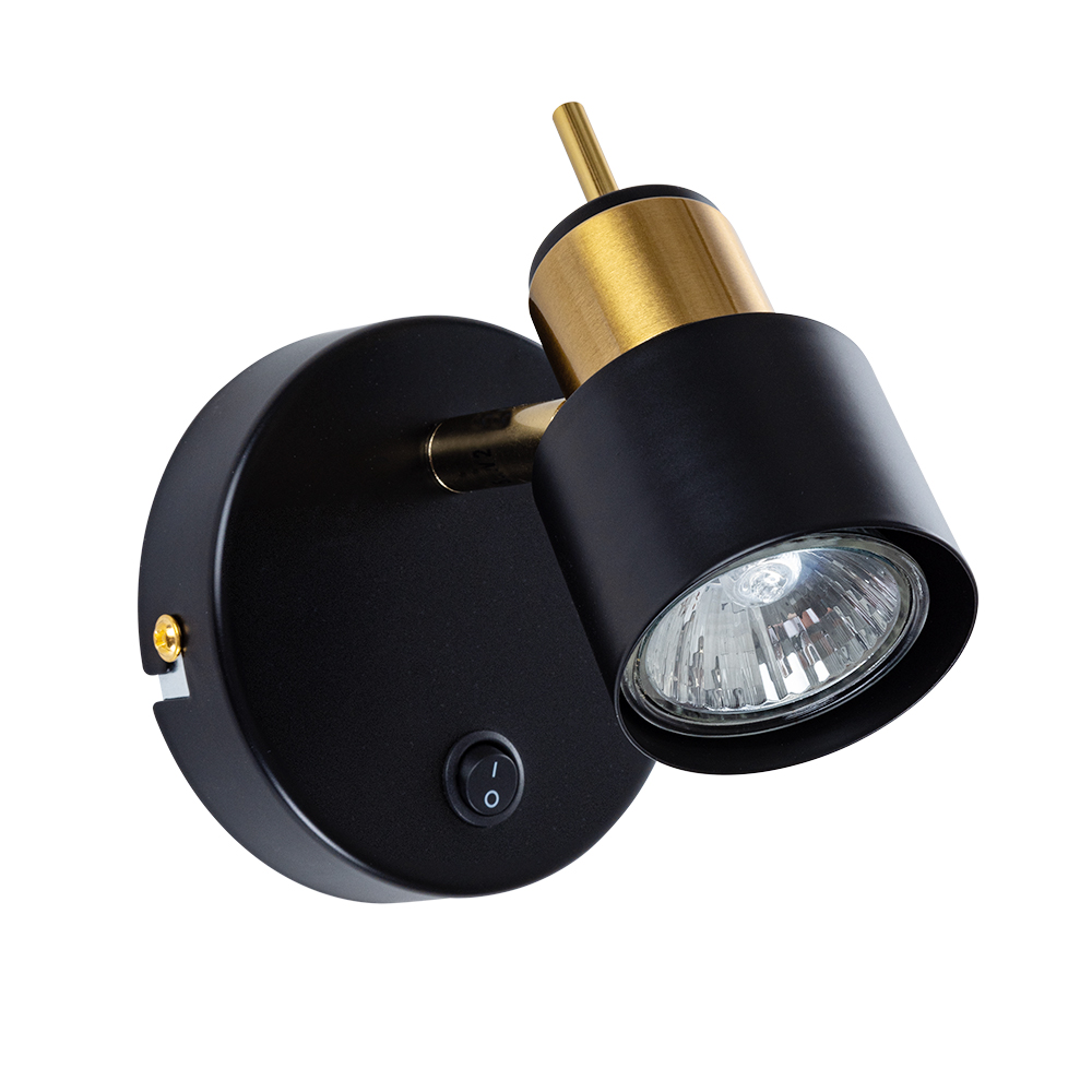 Спот Arte Lamp ALMACH A1906AP-1BK в строительном магазине