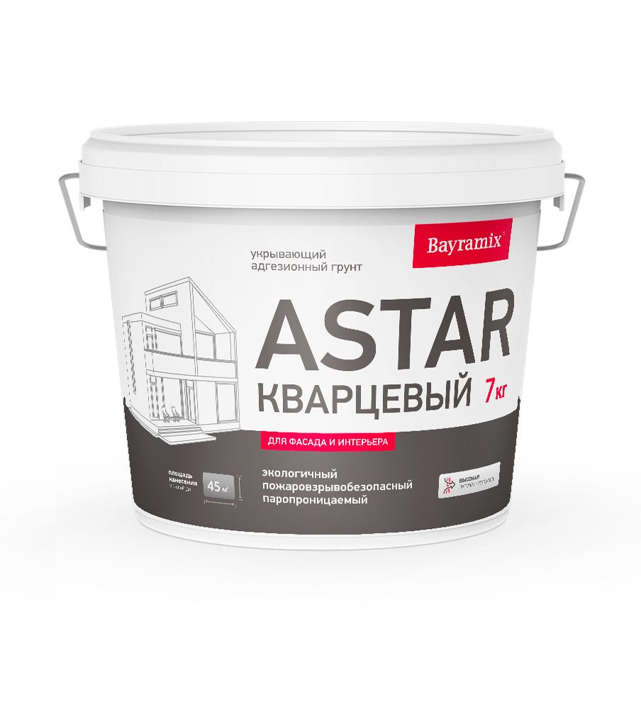 Грунт Bayramix Astar (Байрамикс Астар) с кварцевым наполнителем 4кг