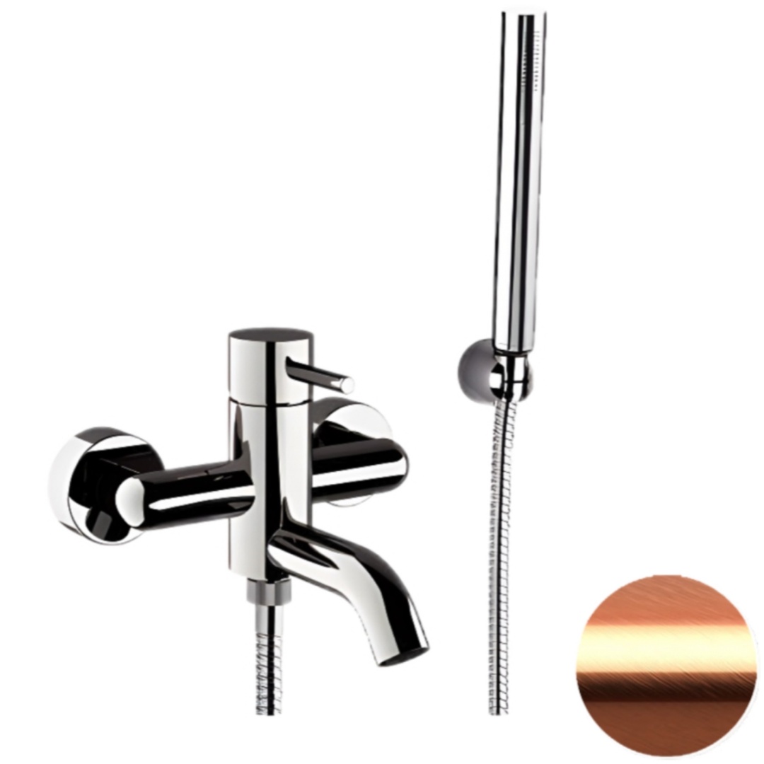 Смеситель для ванны Remer X Style X02RP, медь брашированная в строительном магазине