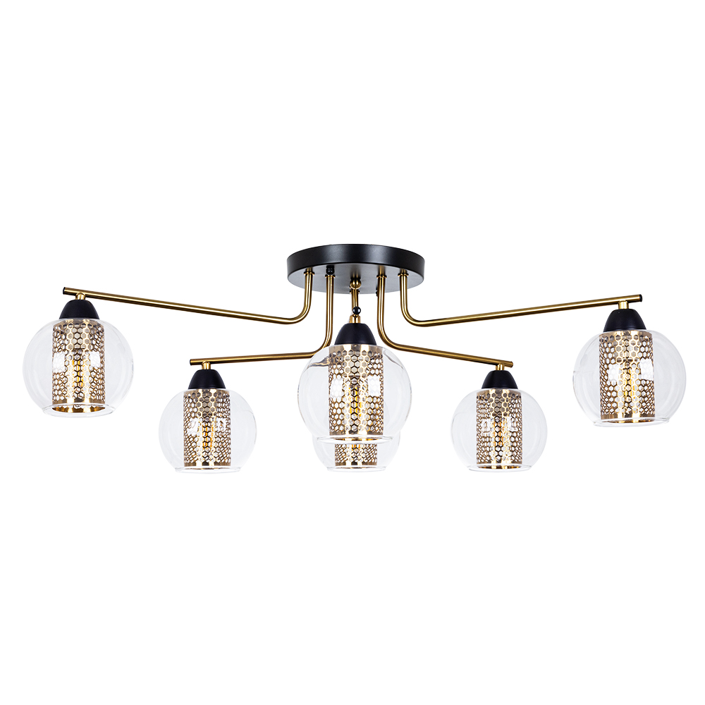 Потолочная люстра Arte Lamp MANCHESTER A7045PL-6BK в строительном магазине