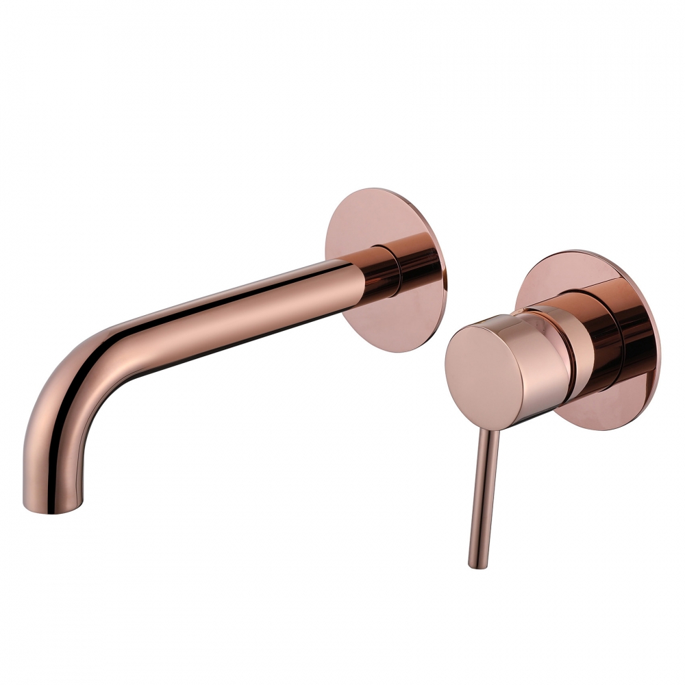 Смеситель ABBER Wasser Kreis AF8112RG для раковины скрытого монтажа, розовое золото в строительном магазине