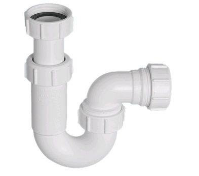 Сифон без выпуска ф-32 трубный McAlpine MRW6 в строительном магазине