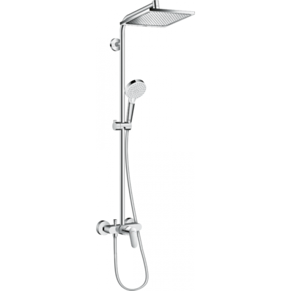 Душевая система hansgrohe Crometta E 240 1jet Showerpipe 27284000 в строительном магазине