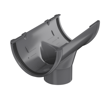 Воронка желоба ТехноНиколь серый