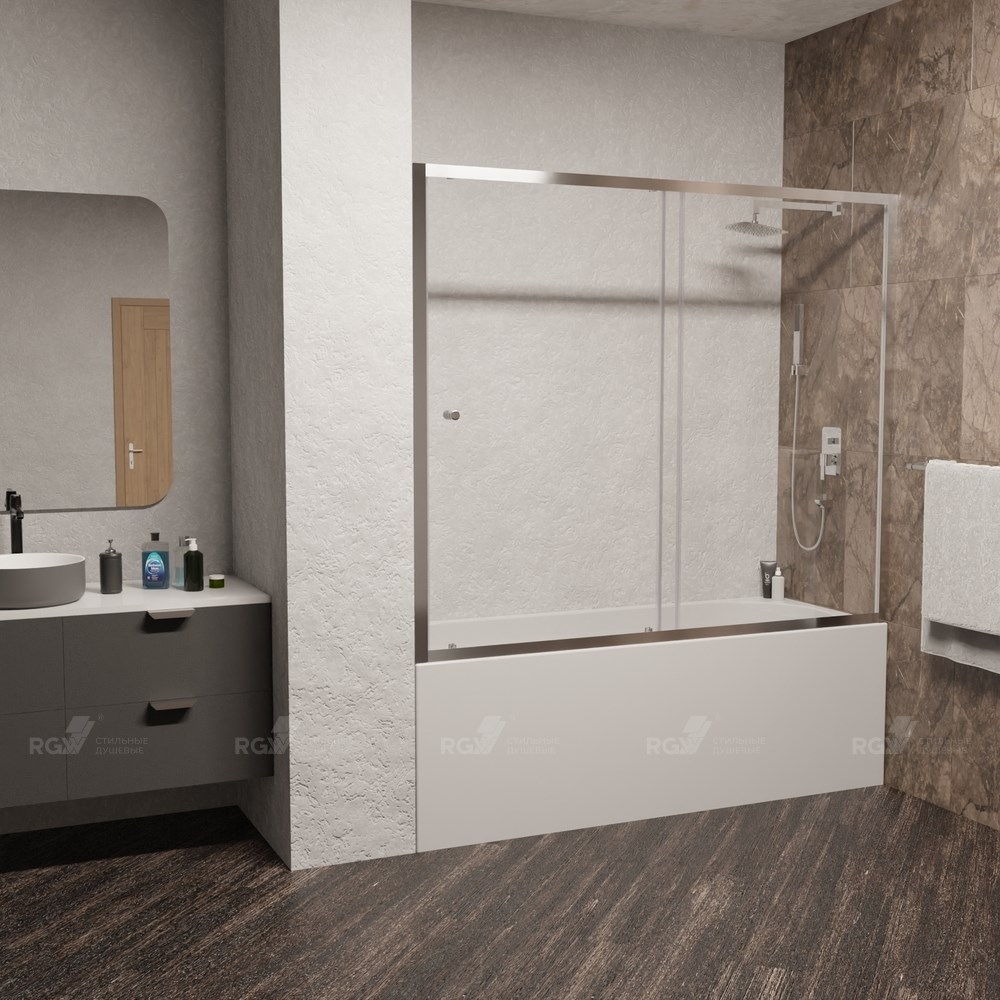 Шторка на ванну RGW Screens SC-42 04114215-51 в строительном магазине