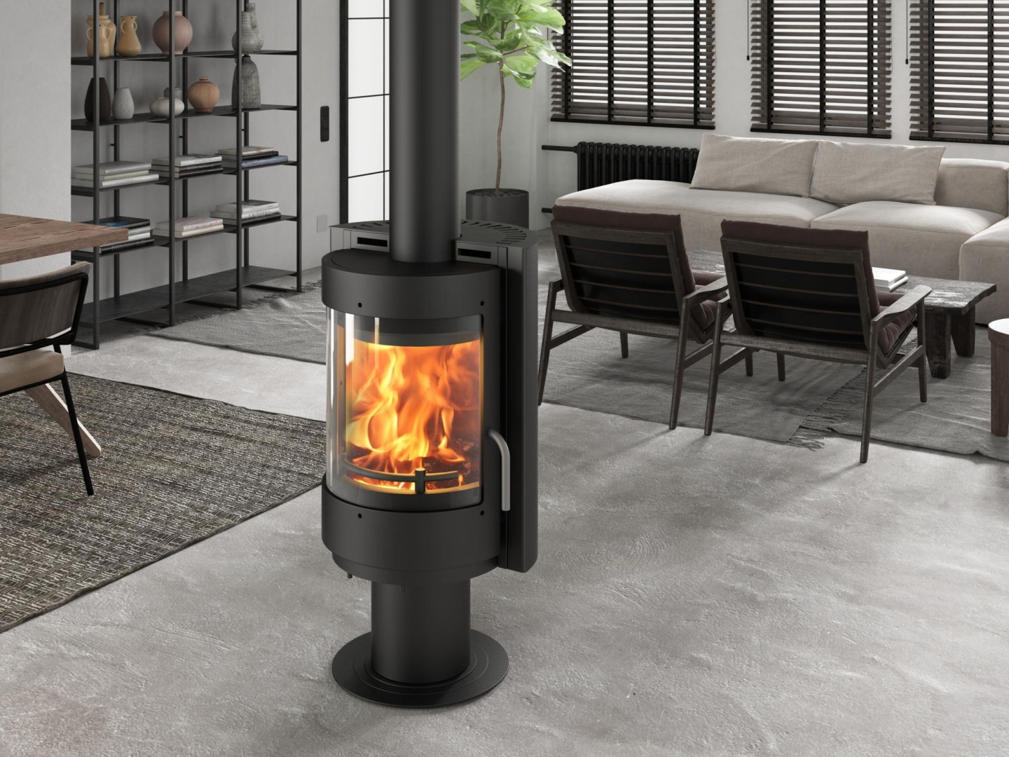 Отопительная печь Радмила 500 D в строительном магазине