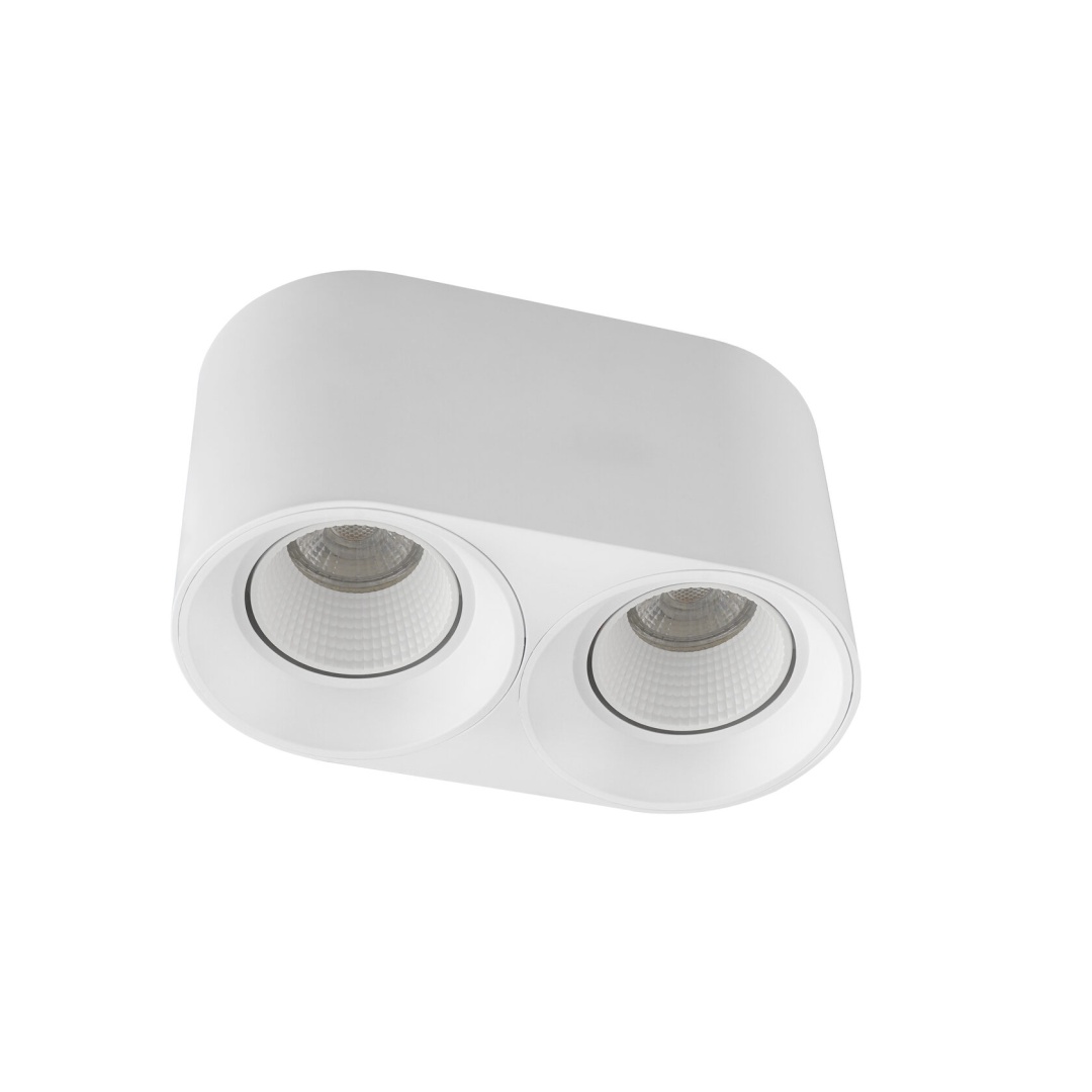 DK3096-WH Светильник накладной IP 20, 10 Вт, GU5.3, LED, белый/белый, пластик в строительном магазине