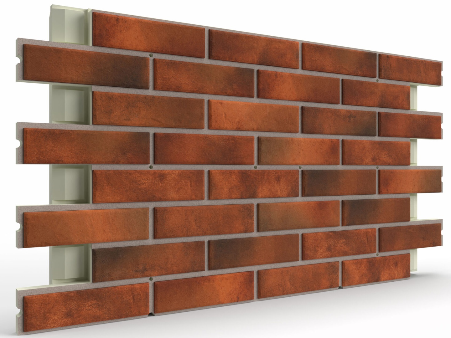 Термопанель ППУ BestPoint Retro Brick Chili 102,8 x 61,6