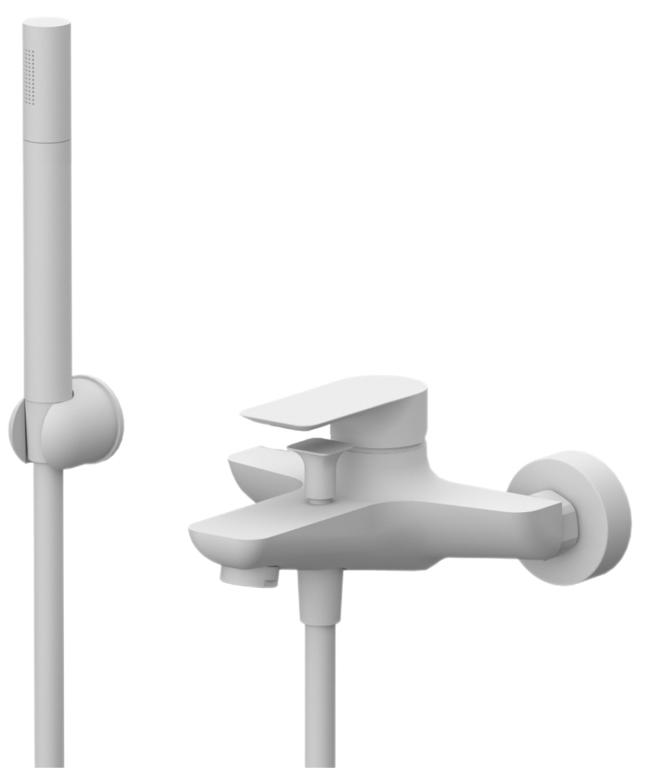 Смеситель для ванны Remer Infinity I02BO, белый матовый в строительном магазине