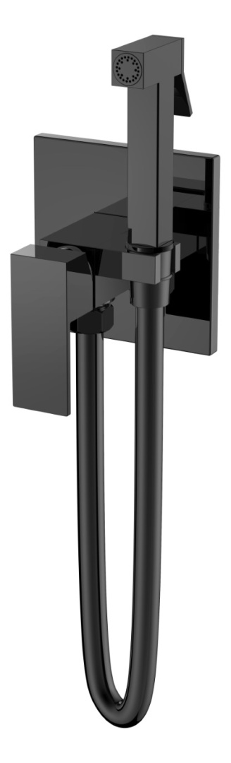 Гигиенический душ Boheme Qubic Shinny Gun Metal 477-SGM в строительном магазине