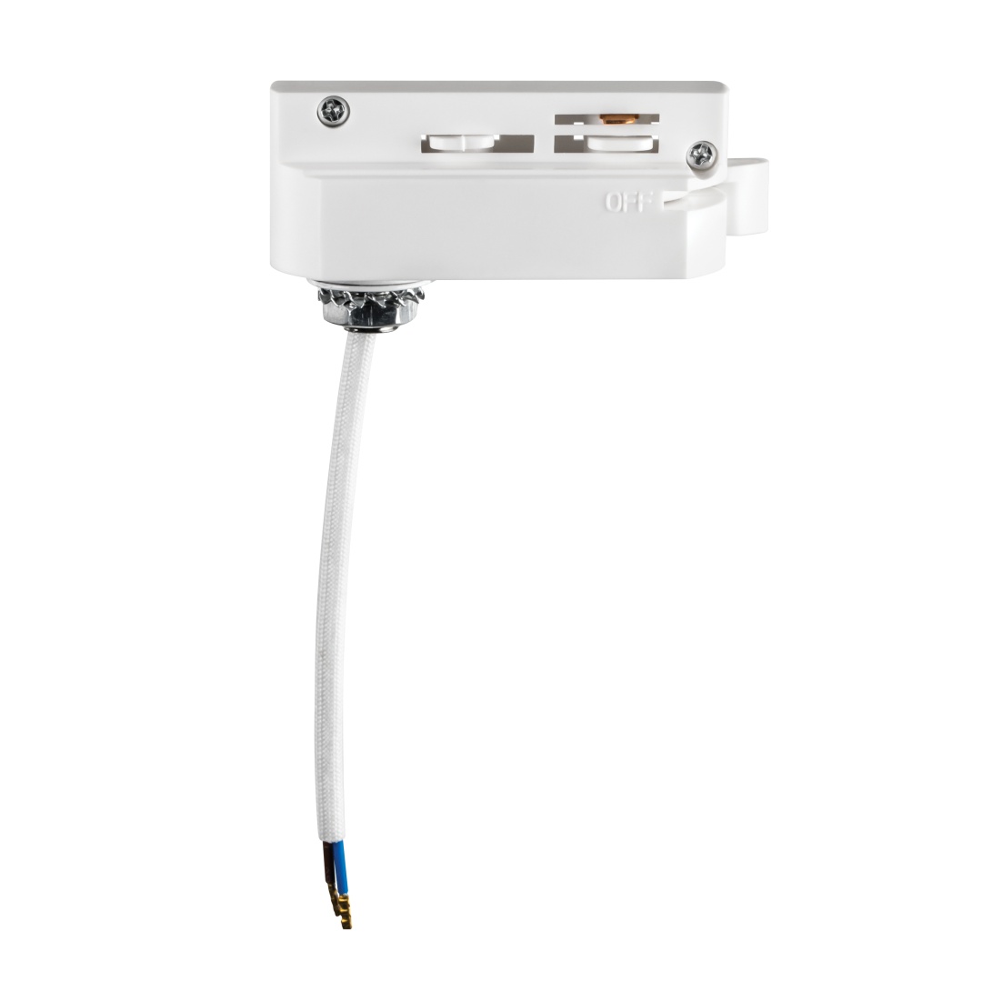 592006 Трековый 1-фазный адаптер BARRA БЕЛЫЙ в строительном магазине