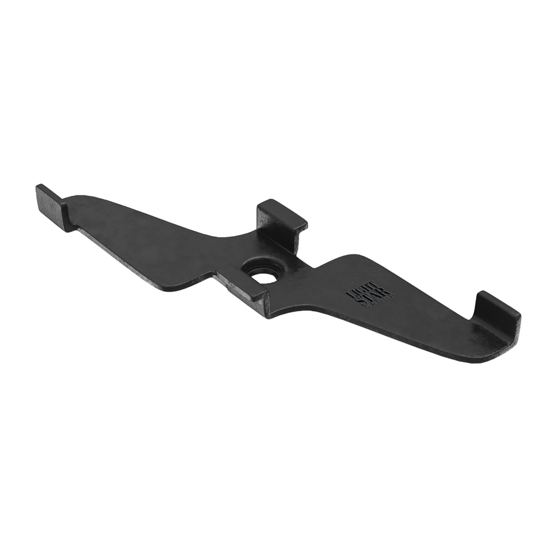 509000 Скоба для поверхностного монтажа треков UNO PRO 509027(P)/509037P ЧЕРНЫЙ в строительном магазине