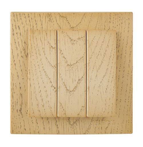 Выкл. 3-кл. СУ , TOURAN WOOD в строительном магазине