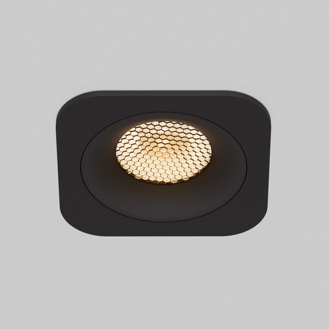 Светильник встраиваемый светодиодный Tetro 10W 3000K черный IP44 15276/LED в строительном магазине