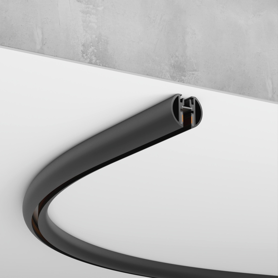 Mini Magnetic Шинопровод накладной Round черный Ø900 мм 85167/00 в строительном магазине