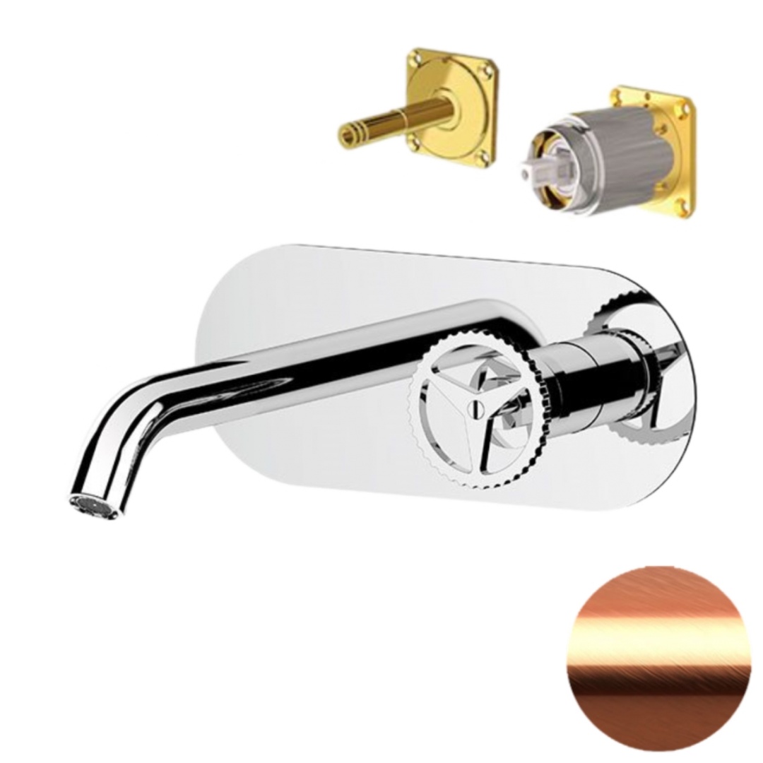 Смеситель для раковины Remer Chrono CH15KBRP, медь брашированная в строительном магазине