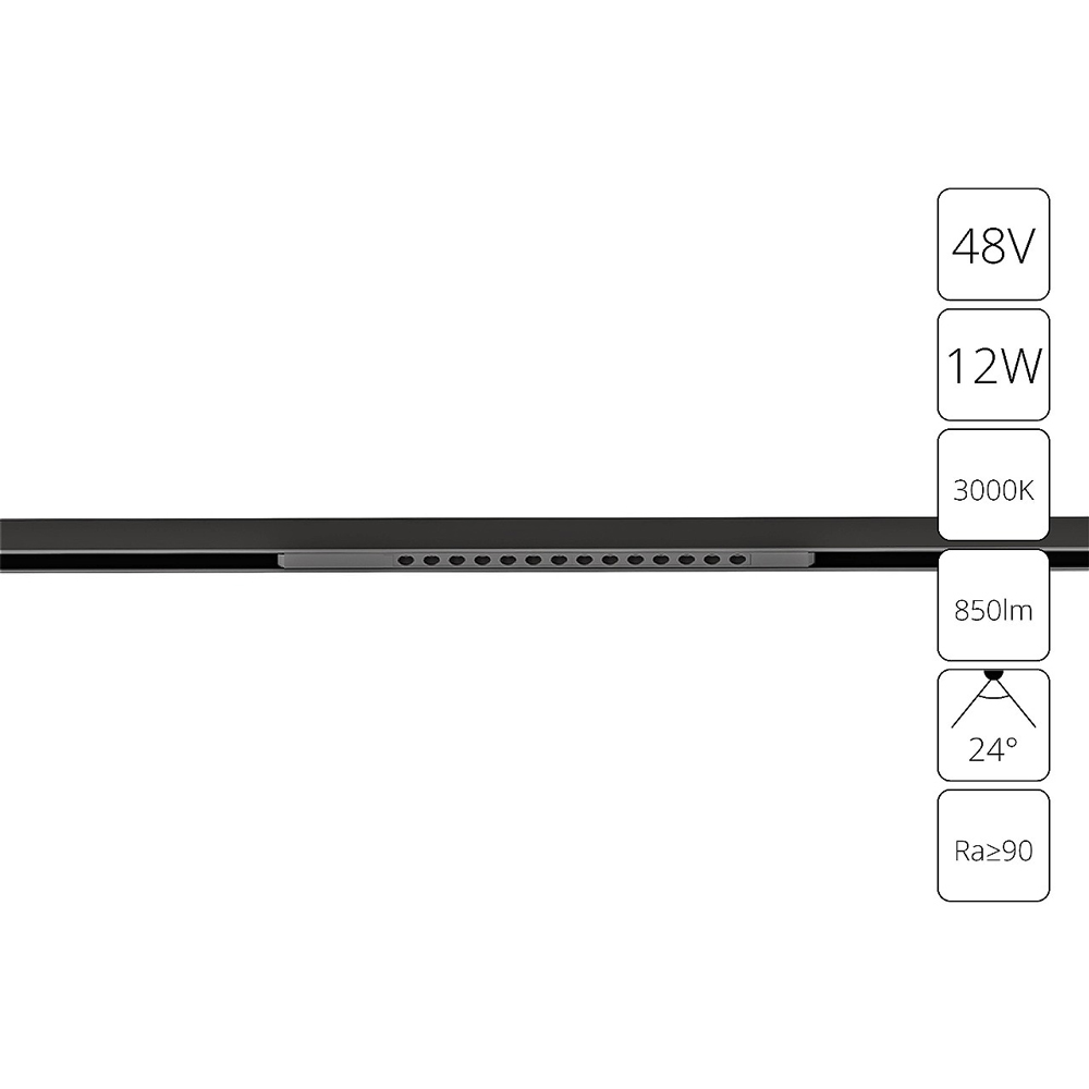 Магнитный трековый светильник Arte Lamp OPTIMA A7286PL-1BK в строительном магазине