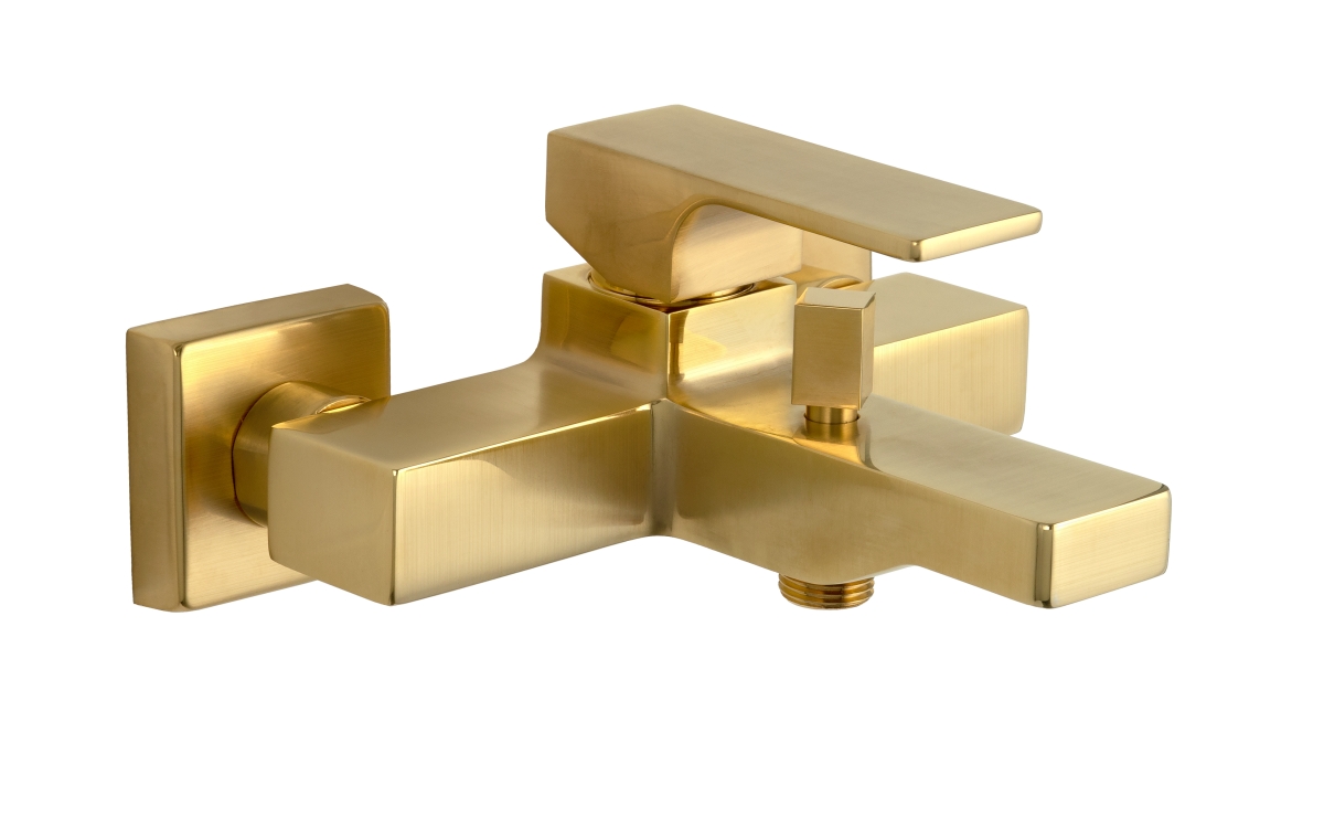 Смеситель для ванны Remer Absolute AU05BG, золото брашированное в строительном магазине