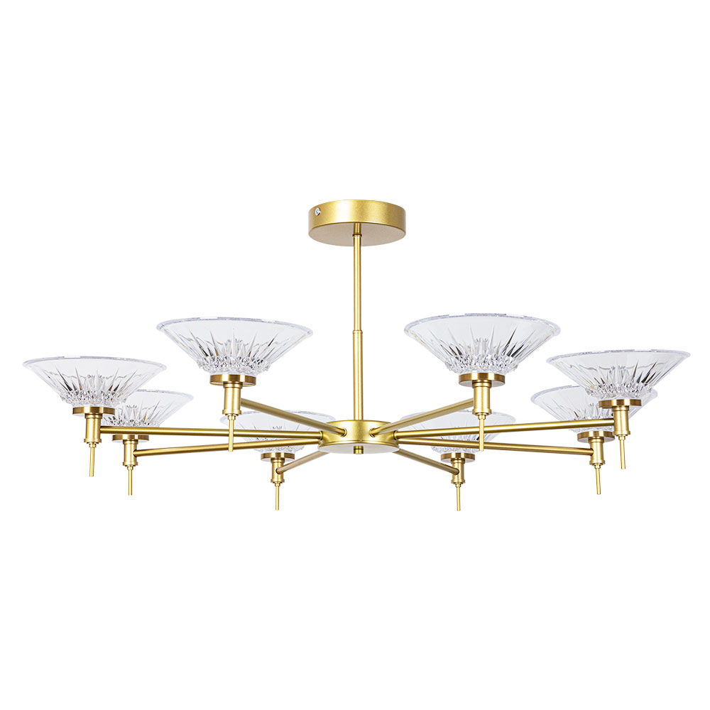 Люстра на штанге Arte Lamp ALESSIA A2076PL-8GO в строительном магазине