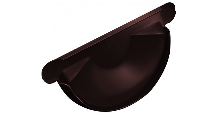 Заглушка желоба Grand Line RAL 8017 коричневый 150х100