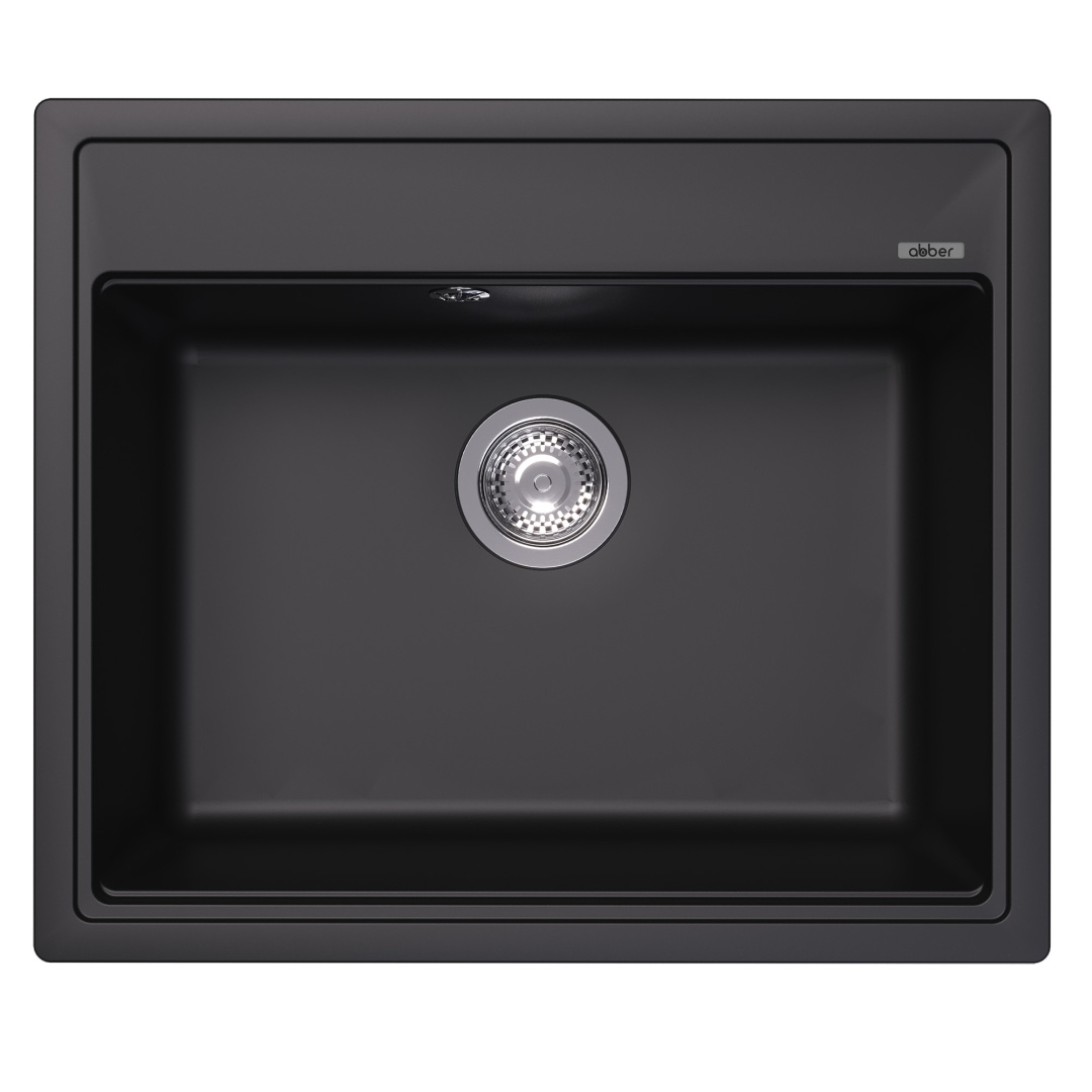 Кухонная мойка ABBER Quarz AQ2902B черная в строительном магазине