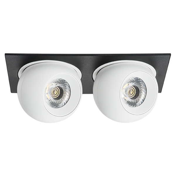 i5276262 Светильник INTERO LED 9W*2 850LM*2 24G ЧЕРНЫЙ/БЕЛЫЙ 3000K (217527+217062+217062) в строительном магазине