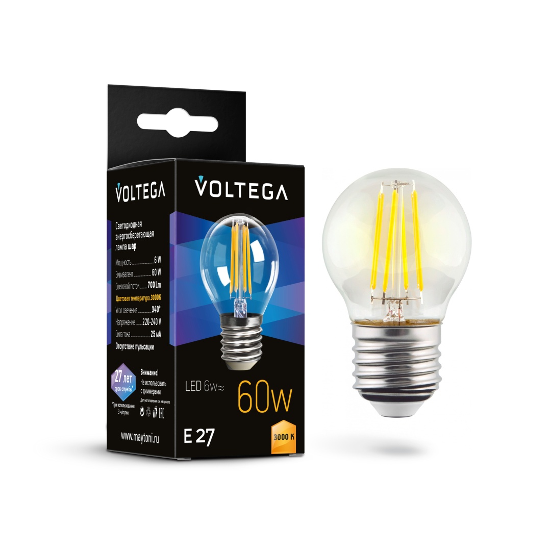 Лампочка Voltega 7215 в строительном магазине