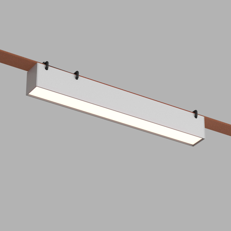 DK5574-WH Cветильник для трека-ремня Belty, серия Linear, со светодиодом, L323*W40*H45мм, 48V DC, 12W, RA90, 120°, 4000K, IP20, белый, алюминий в строительном магазине