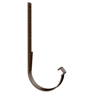 LUX Кронштейн желоба металл 300 мм Docke Шоколад