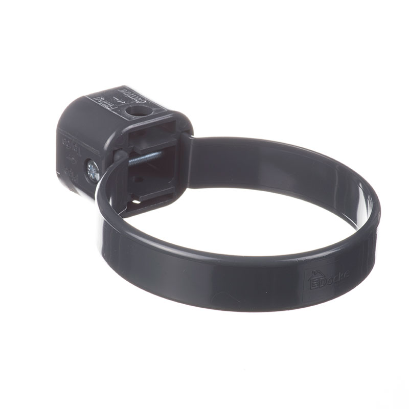 LUX Хомут универсальный Docke ПВХ Графит