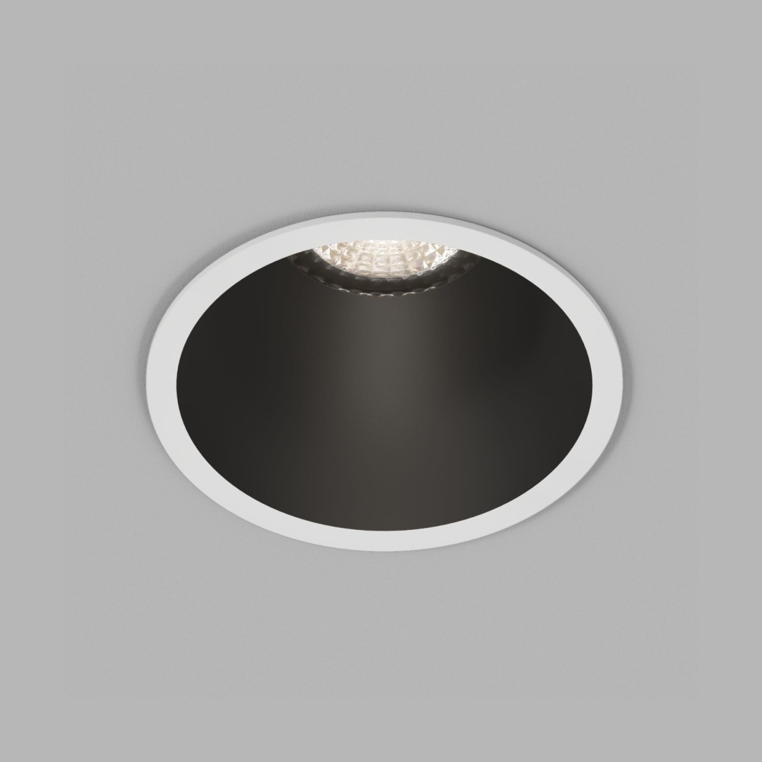 DK3026-WB Встраиваемый светильник, IP 20, 10 Вт, GU5.3, LED, белый/черный, пластик в строительном магазине