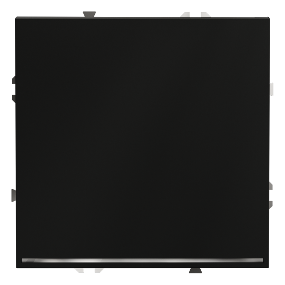 Проходной переключатель встраиваемый VOLTUM S70 одноклавишный с подсветкой 10А, (черный матовый) в строительном магазине