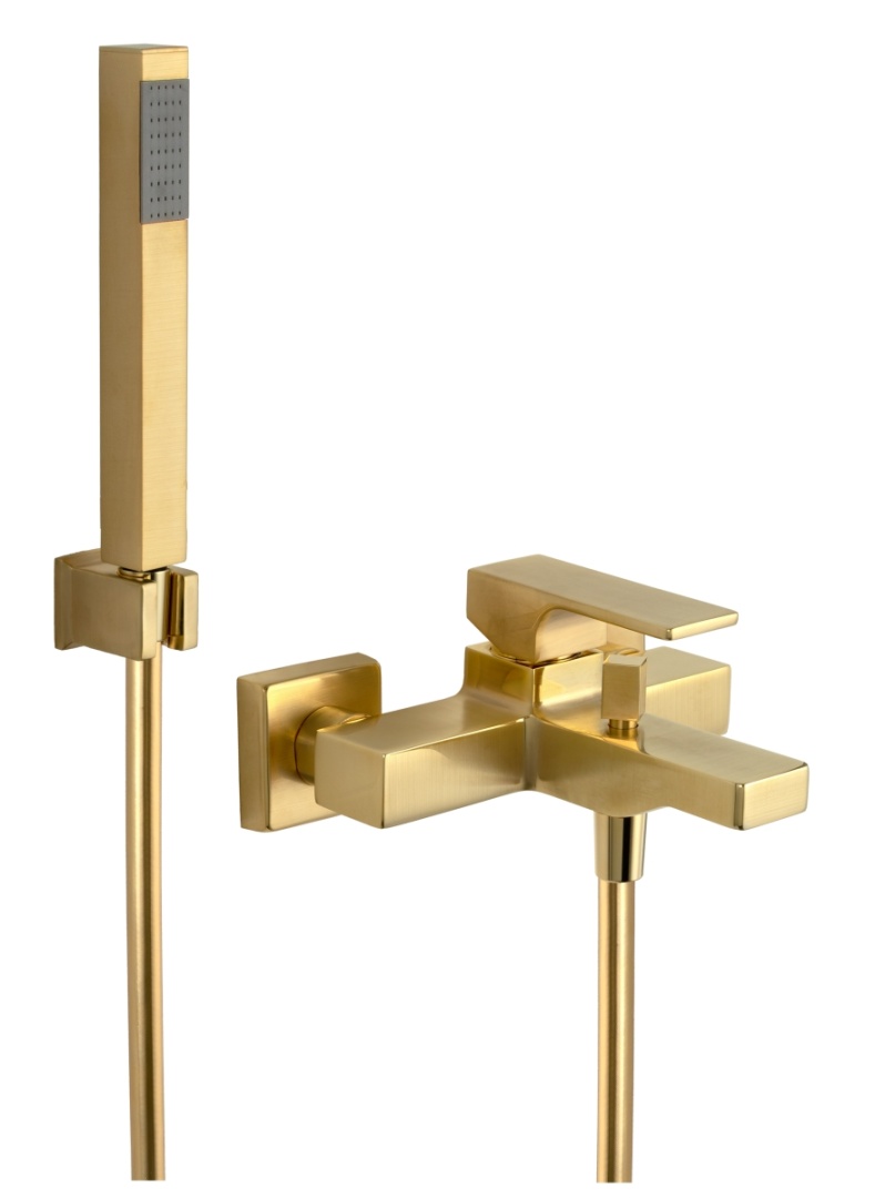 Смеситель для ванны Remer Absolute AU02BG, золото брашированное в строительном магазине