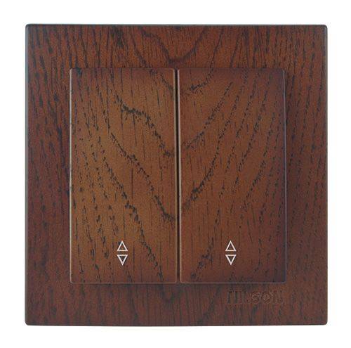 Выкл. 2-кл. СУ (проходной), TOURAN WOOD в строительном магазине