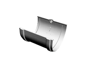 Соединитель желоба Docke Premium ПВХ Пломбир