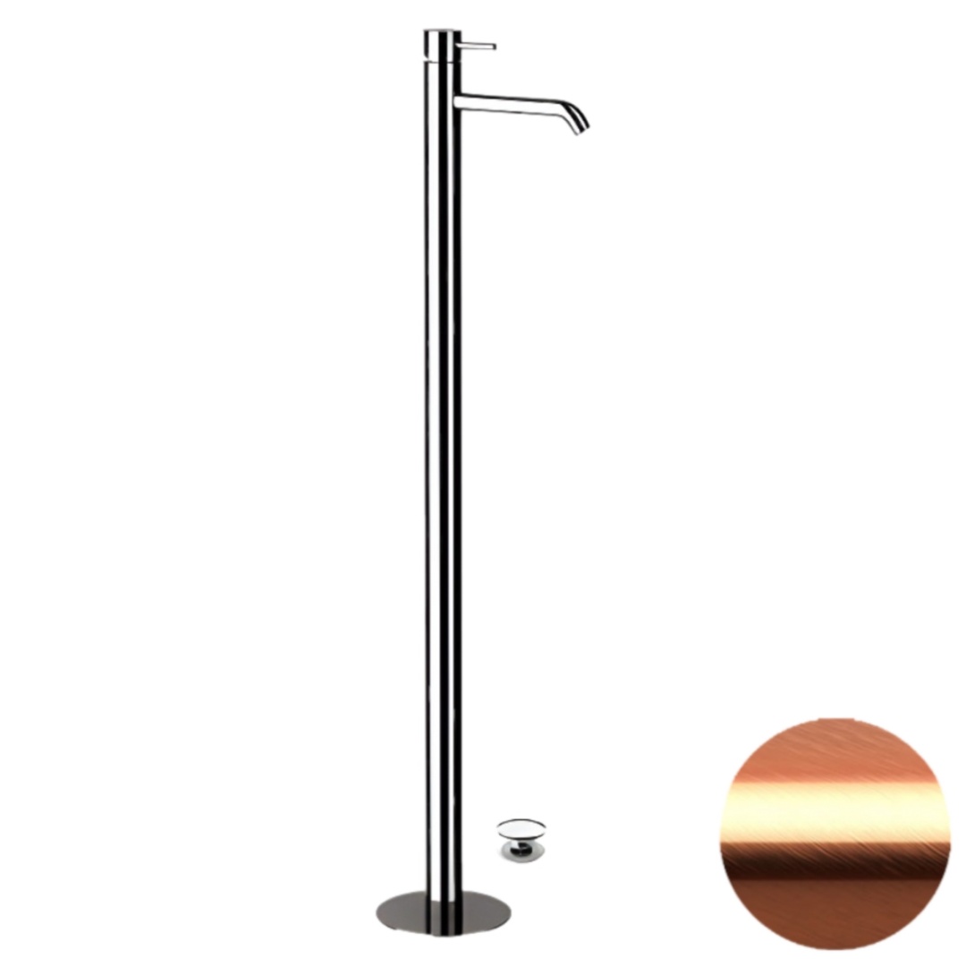 Смеситель для раковины Remer X Style X18RP, медь брашированная в строительном магазине