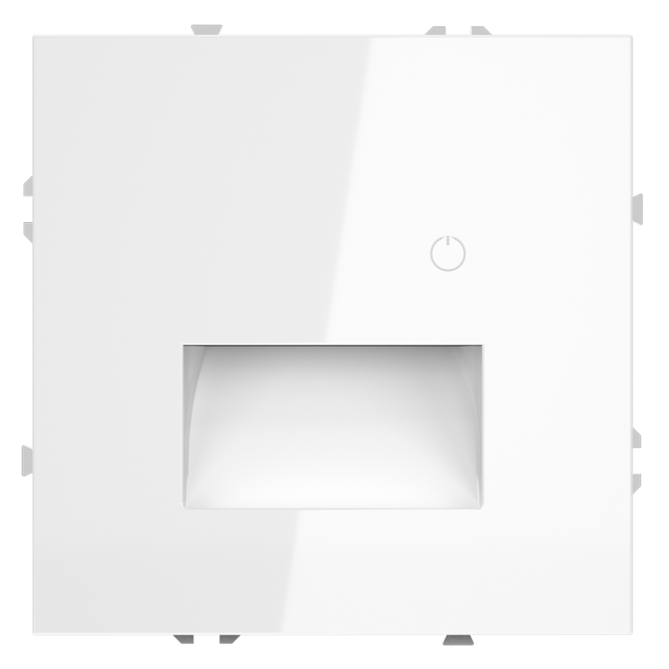 Подсветка светодиодная встраиваемая VOLTUM S70 с датчиком, (белый глянцевый) в строительном магазине