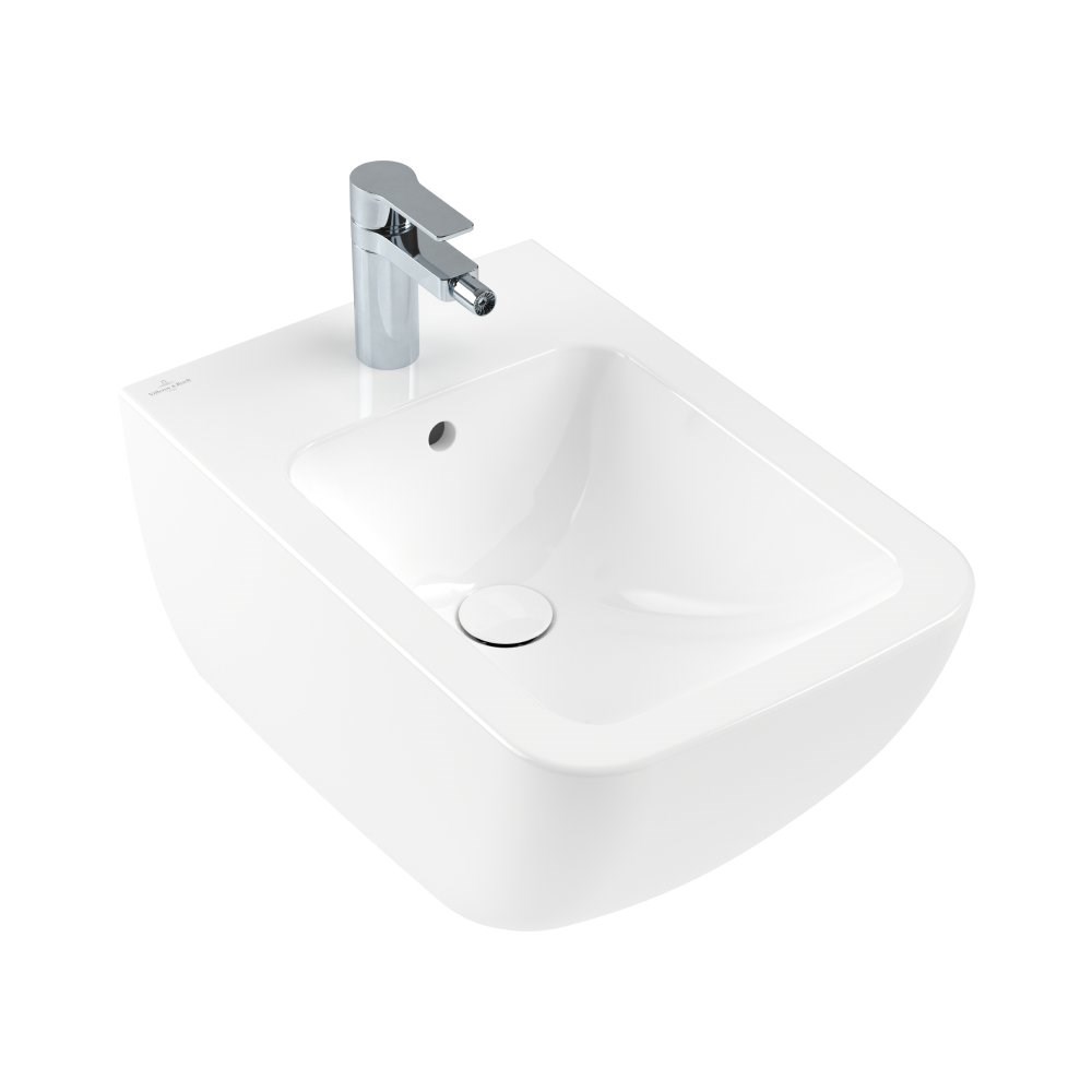 Биде подвесное Villeroy & Boch Venticello 441100R1 (4411 00 R1) CeramicPlus в строительном магазине