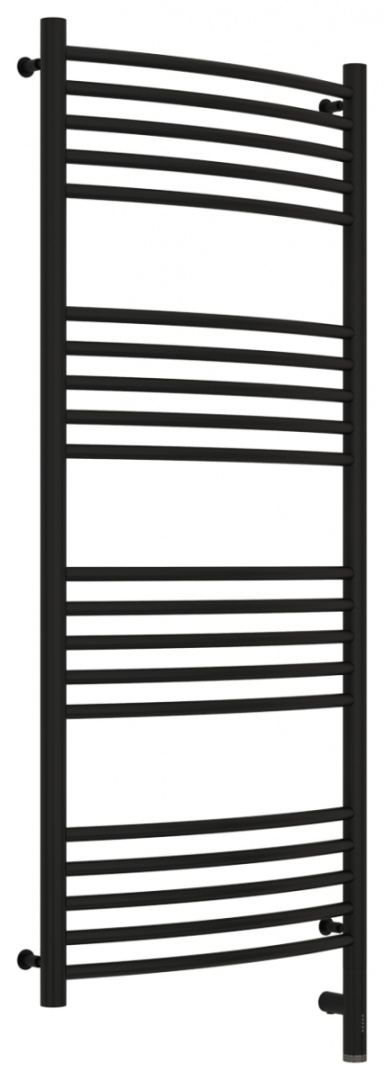 Полотенцесушитель электрический Сунержа Богема 3.0 выгнутая 1200х500 МЭМ правый (Матовый чёрный) в строительном магазине
