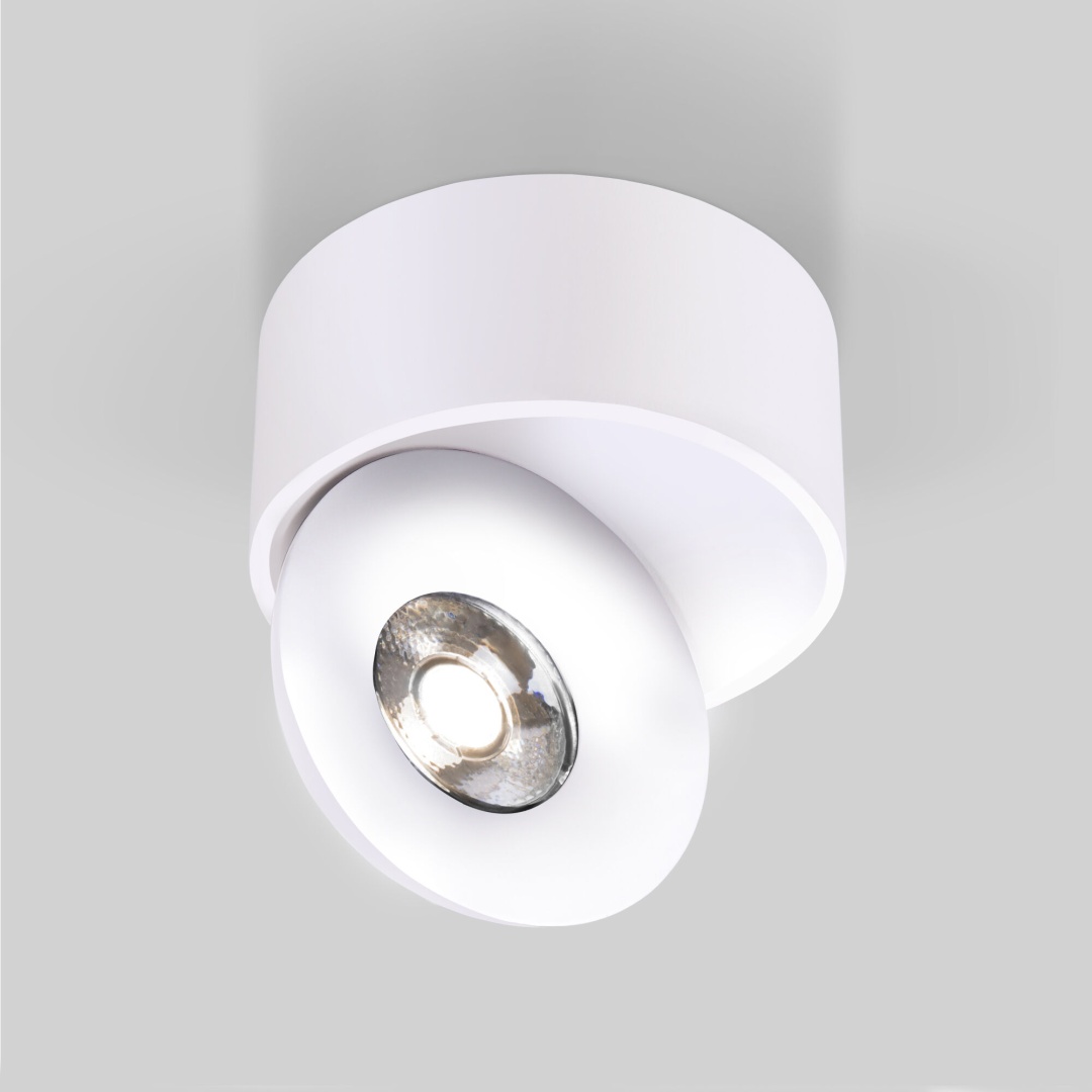 Накладной светодиодный светильник Glide белый 25100/LED в строительном магазине